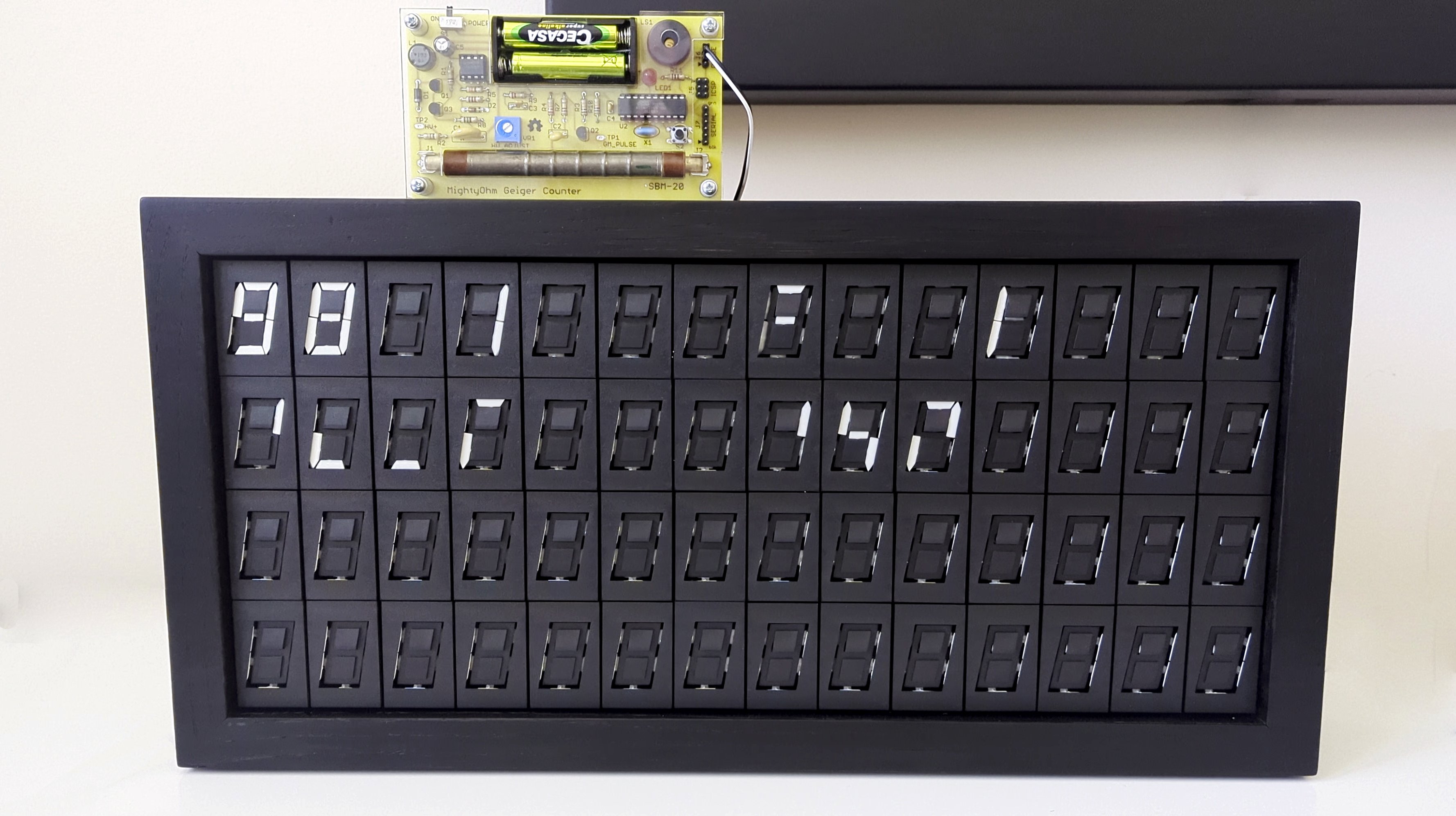 A Box of Digits: Cosmic bursts installation view two